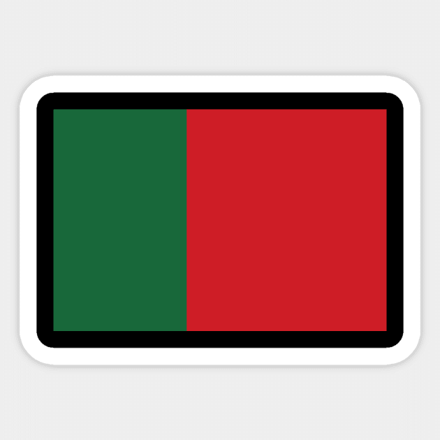Portugal flag Sticker by Designzz